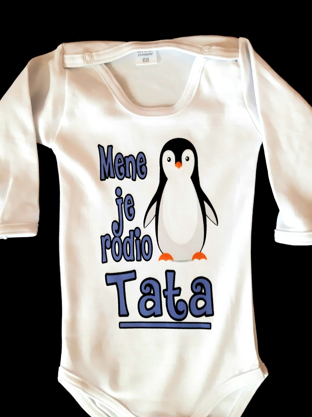 Poklon za rodjendan  deca/Bodi za bebe sa natpisom po zelji/mene je rodio tata.jpg